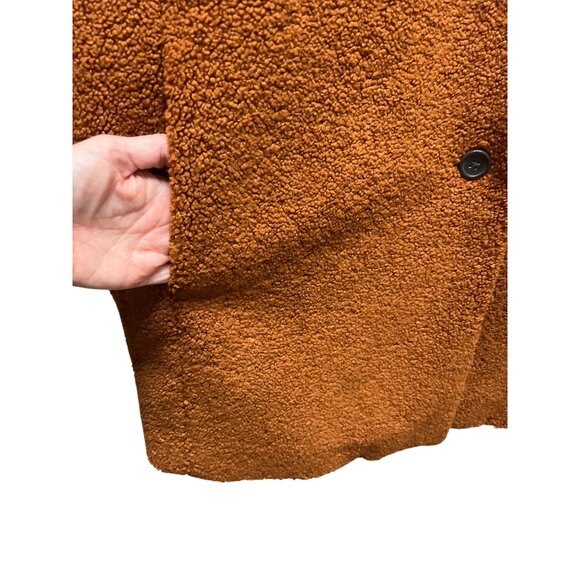 Daily Ritual Brown Oversized Winter Teddy Coat - Picture 8 of 12